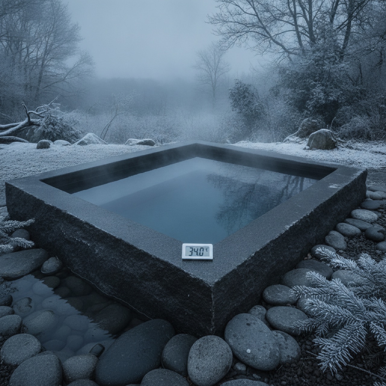 Cold plunge temperature guide: the right range for beginners through advanced.
